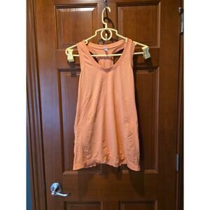 Athleta Women Pink Coral Active Tank Size XL Racerback